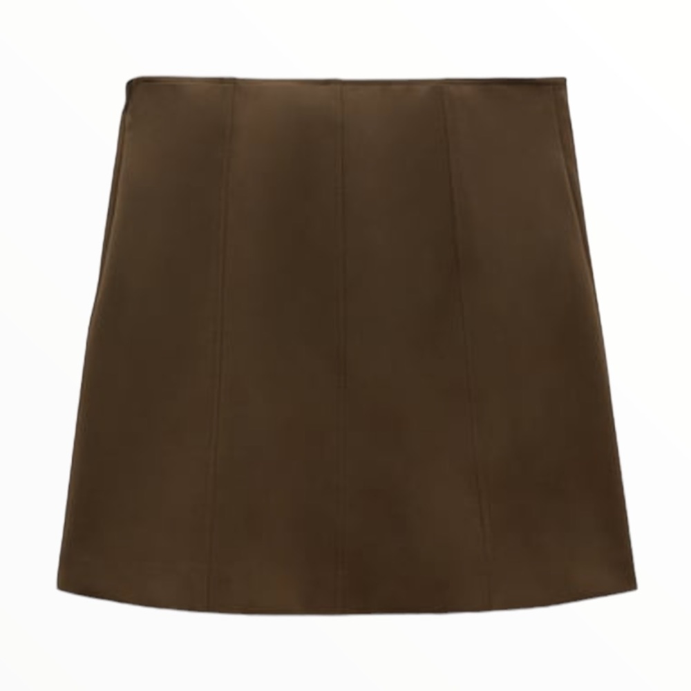 NWT ZARA TIED MINI SKIRT - Picture 5 of 5
